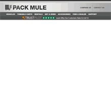 Tablet Screenshot of packmule.com